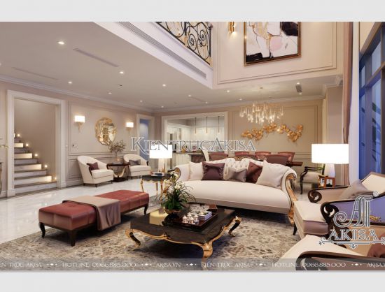 Thiết kế nội thất chung cư hiện đại Duplex Mandarin (CĐT: ông Quang - Hà Nội) NT25014