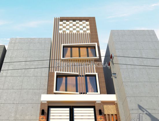 Mẫu thiết kế nhà phố hiện đại đẹp 4 tầng (CĐT: bà Hải - TP Hồ Chí Minh) NP41009