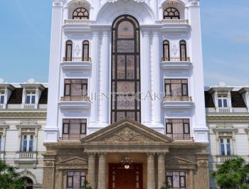 Ấn tượng với thiết kế khách sạn tân cổ điển 5 tầng (CĐT: ông Tuấn - Quảng Ninh) KT52106