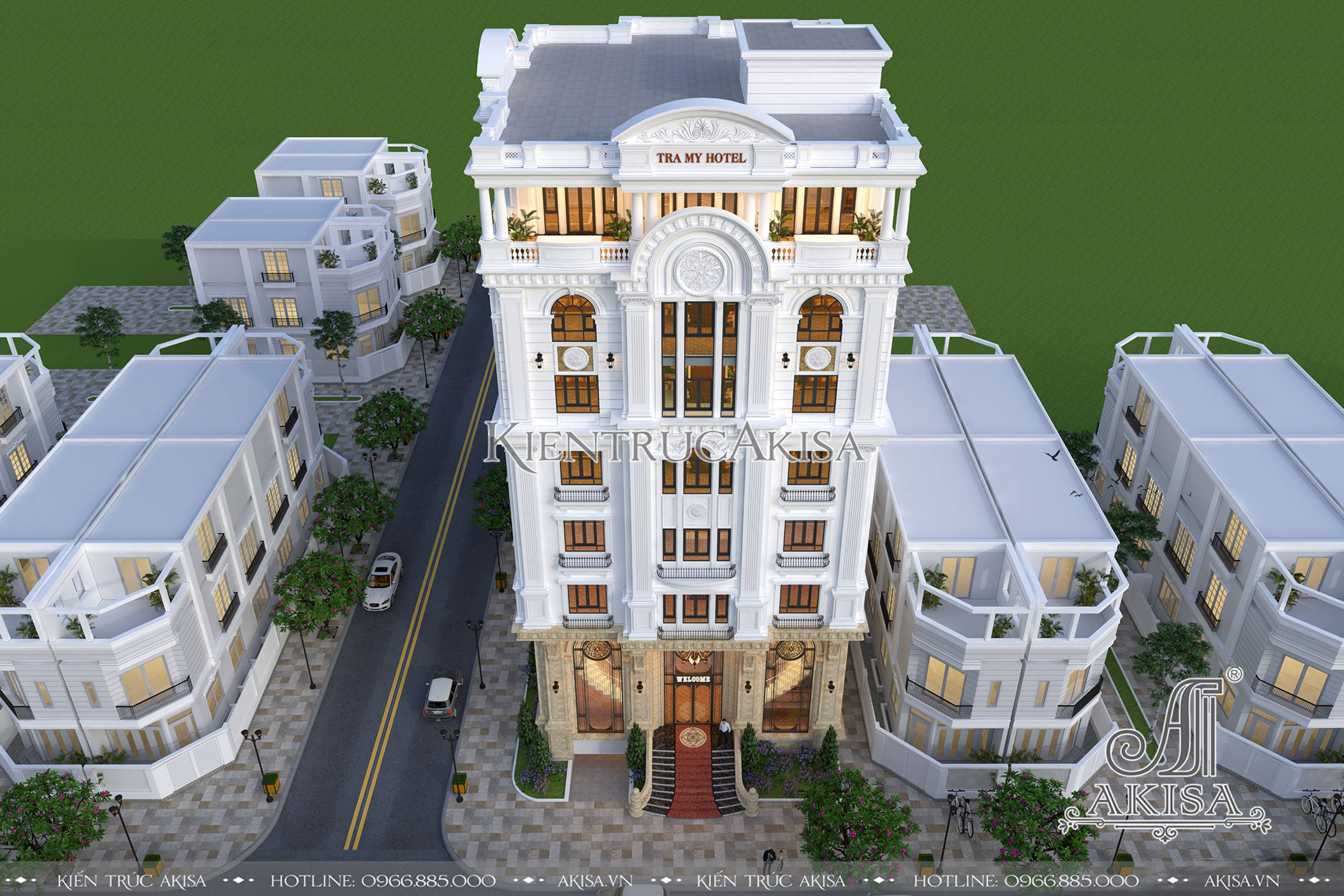 Thiết kế khách sạn tân cổ điển (CĐT: ông Sáng - Quảng Ninh) KS82242