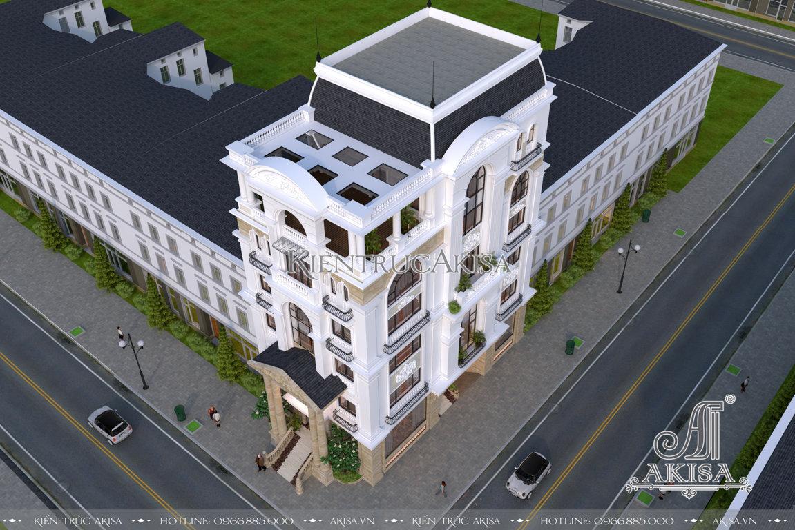 Mẫu nhà phố kết hợp văn phòng phong cách Pháp (CĐT: ông Hùng - Thái Nguyên) NVP72272
