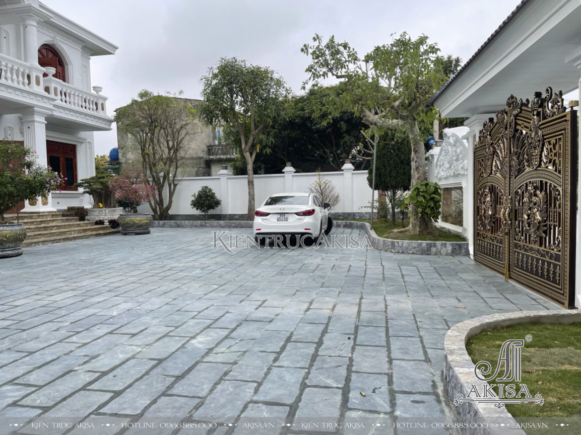 Mẫu biệt thự vườn tân cổ điển 2 tầng (CĐT: ông Công - Hải Dương) BT22322