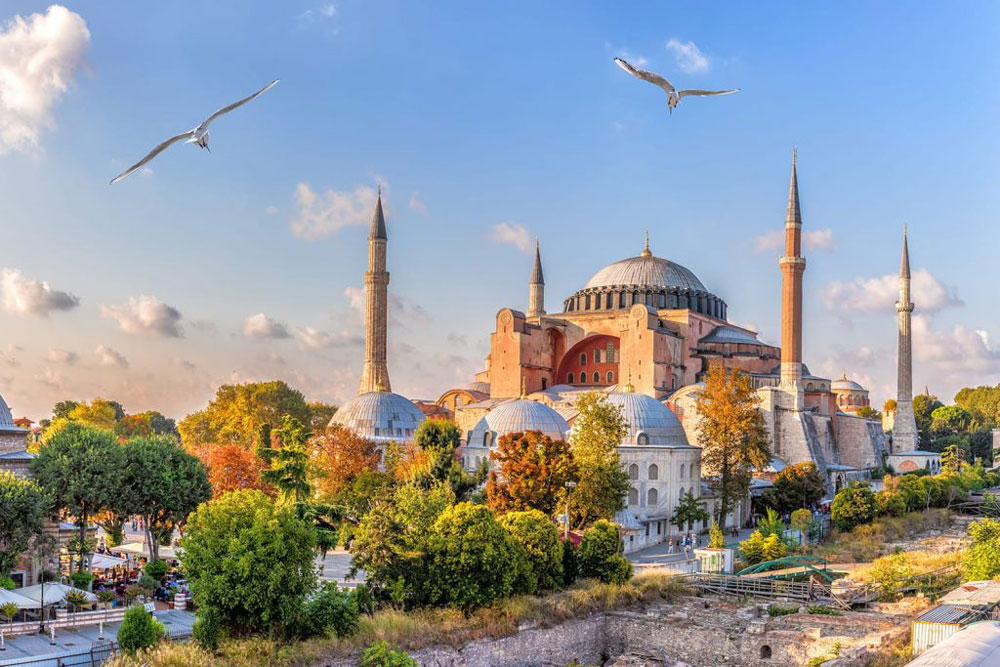 Toàn cảnh nhà thờ Hagia Sophia