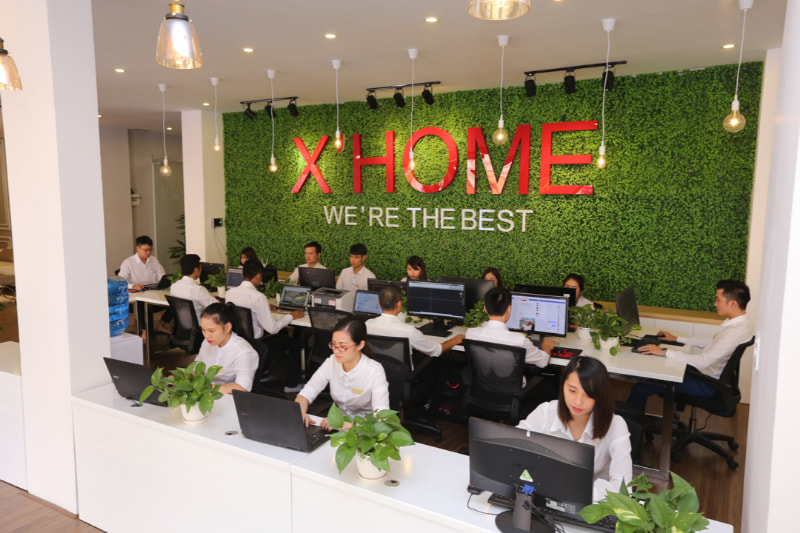 X-home sở hữu 16 chi nhánh với đội ngũ nhân viên chuyên nghiệp