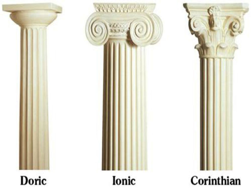 3 thức cột Hy Lạp