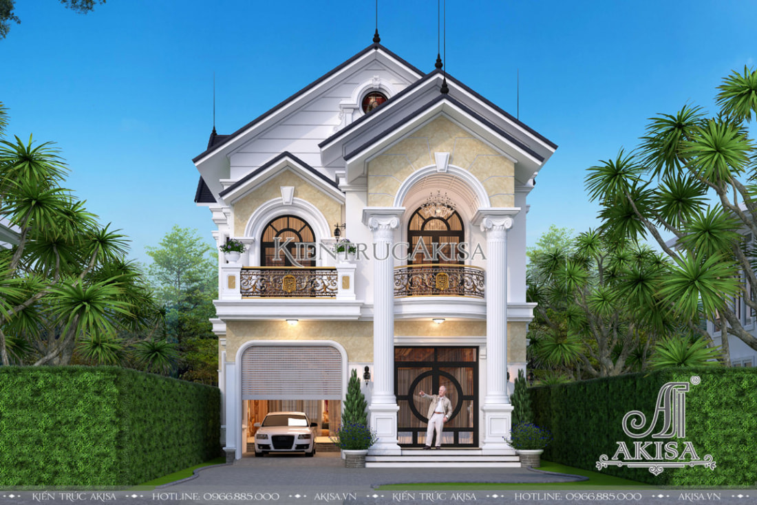 Thiết kế nhà 2 tầng mái Thái thu hút gia chủ bởi vẻ đẹp thẩm mỹ, công năng khoa học, đáp ứng nhu cầu sử dụng của gia đình