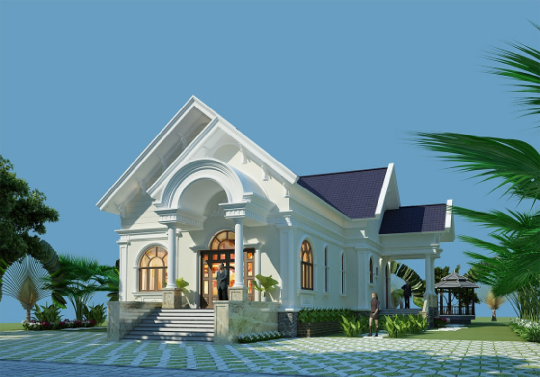 Mang vẻ đẹp thẩm mỹ cùng công năng tối ưu, căn nhà cấp 4 mái Thái 7x15m nhận được sự yêu thích tuyệt đối các chủ đầu tư