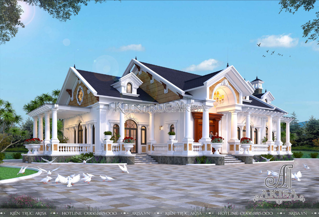 Nhà mái thái phong cách tân cổ điển đẹp tinh tế tại Vũng Tàu