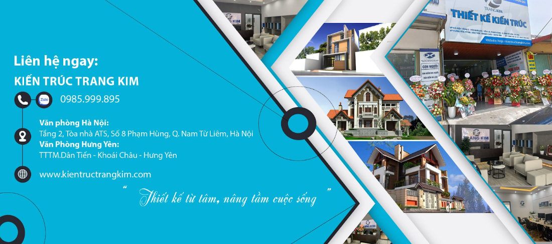 Kiến trúc Trang Kim là địa chỉ thiết kế nhà Hà Nội ấn tượng