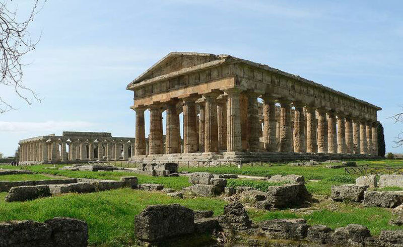 Ba ngôi đền ở Paestum 
