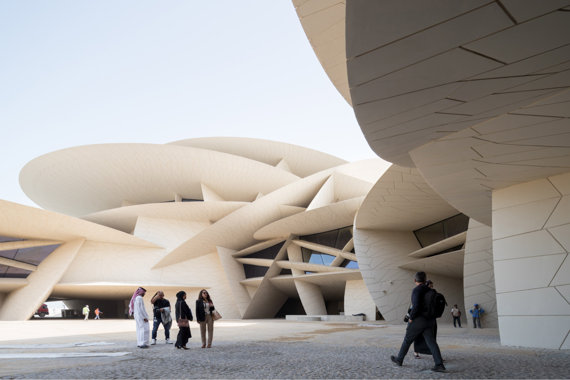 Kiến trúc độc đáo của bảo tàng Quốc gia Qatar
