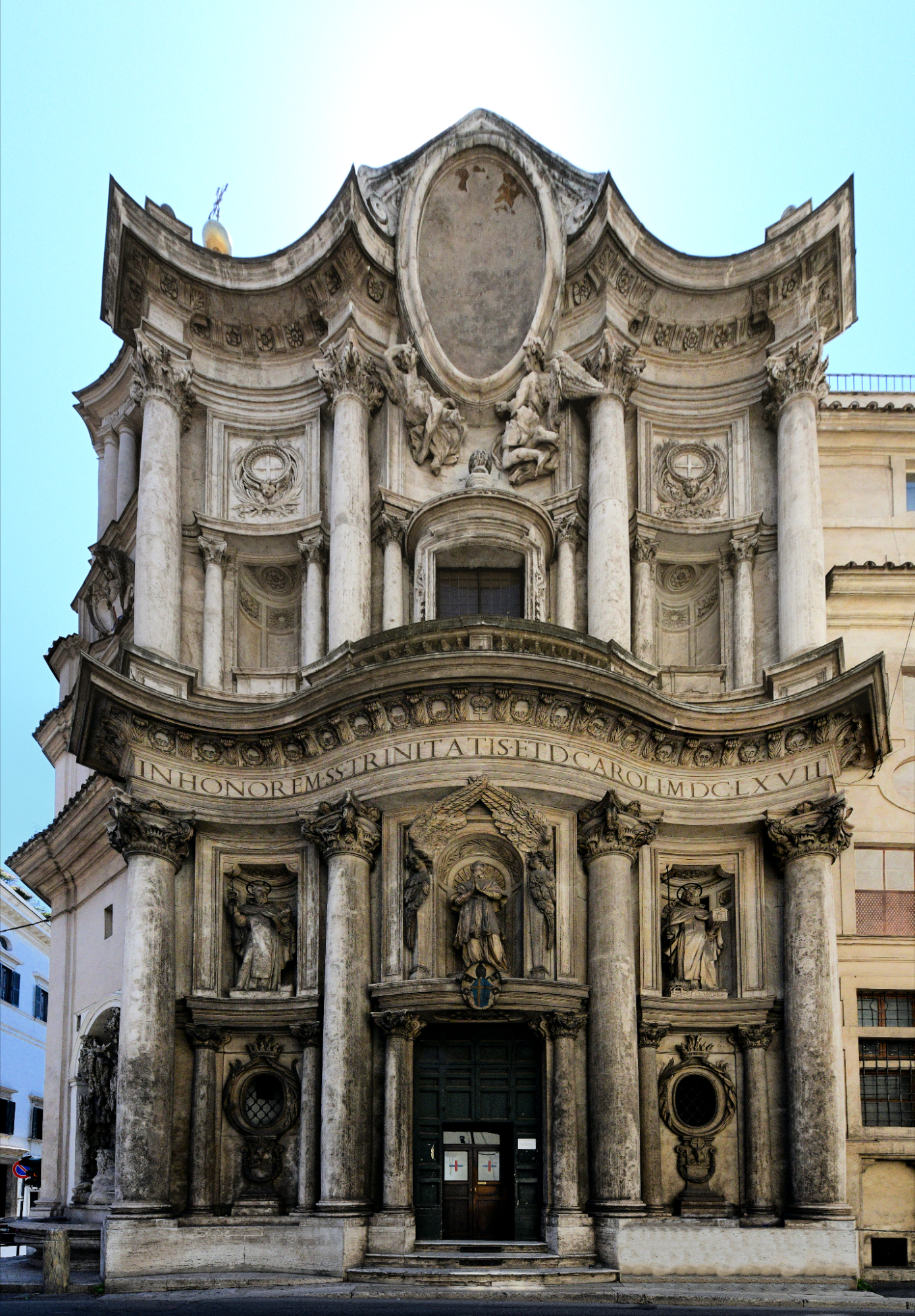Nhà thờ San Carlo alle Quattro Fontane độc đáo của kiến trúc sư Francesco Borromini