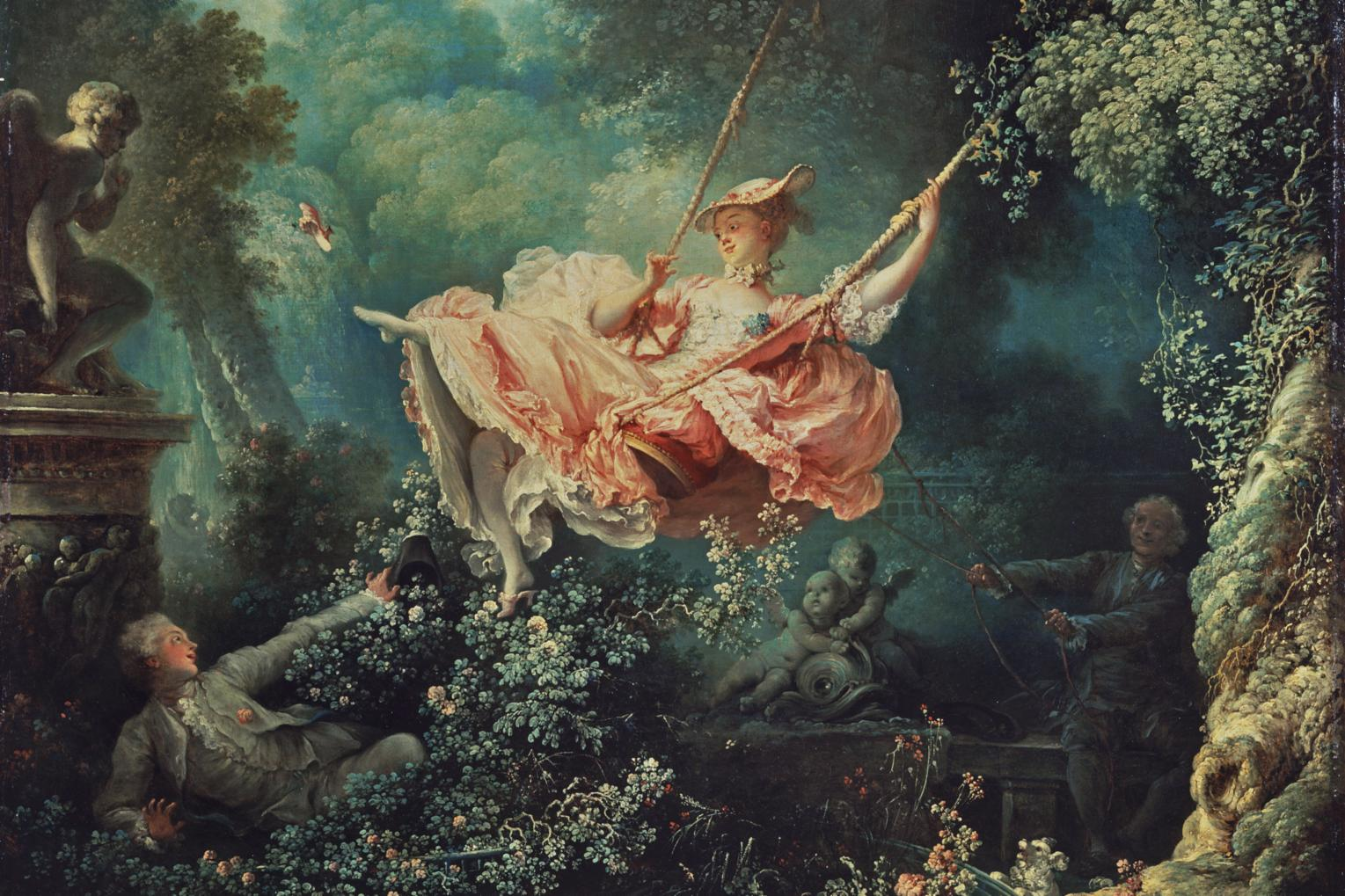  Bức The Swing của họa sĩ Jean-Honoré Fragonard (1767)