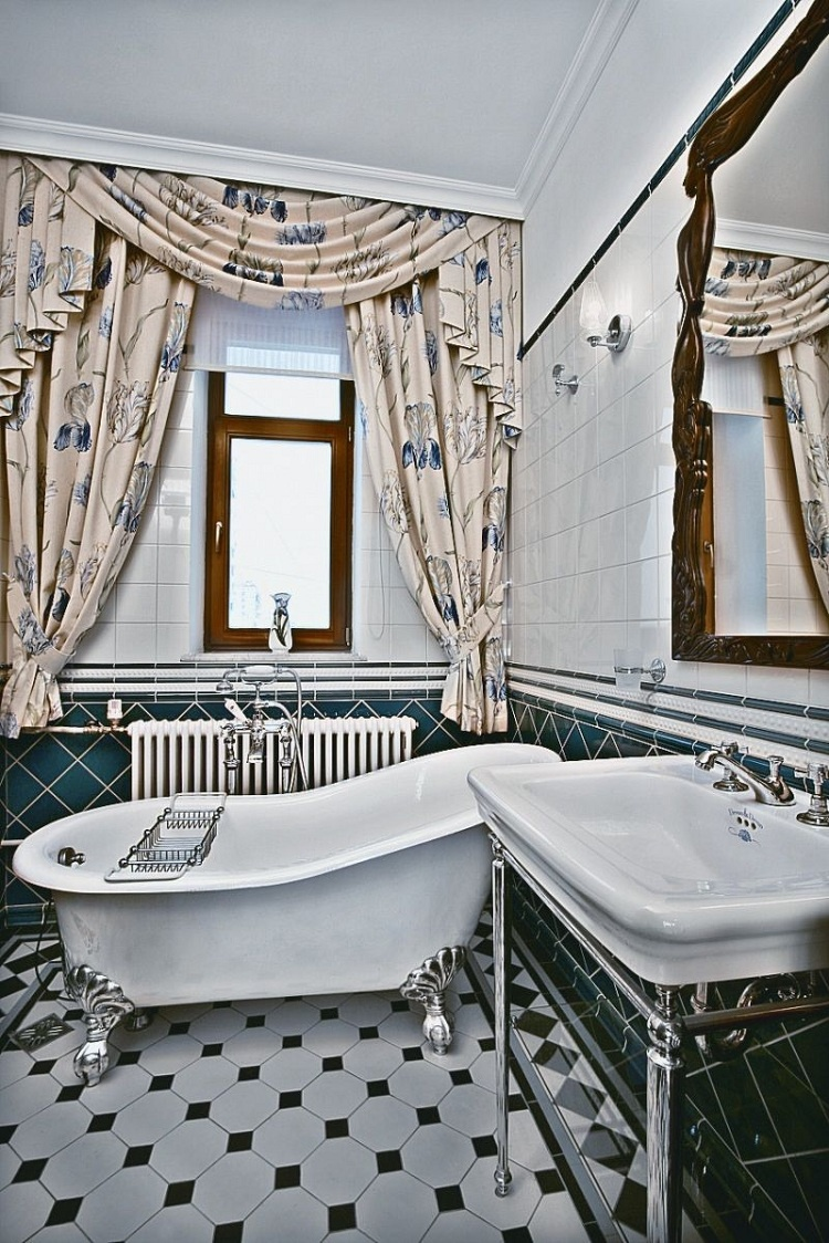 Đồ nội thất “tông xuyệt tông” với gam màu chủ đạo của phòng tắm
