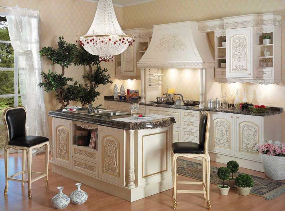 Phòng bếp thiết kế theo phong cách Baroque