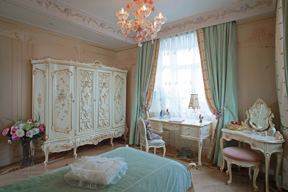 Phòng ngủ thiết kế theo phong cách Baroque