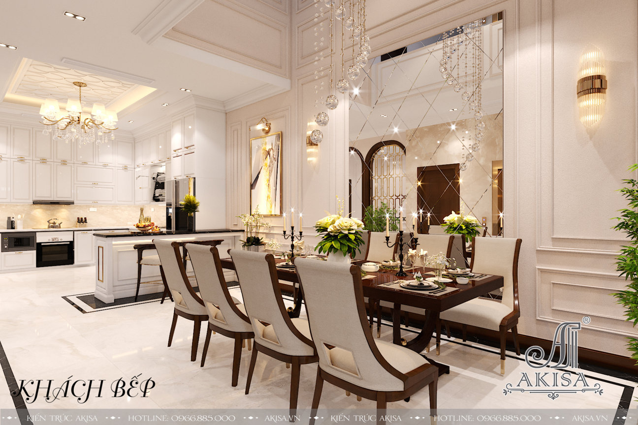 Thiết kế nội thất nhà phố đẹp (CĐT ông Trường - Thái Bình) NT32433 