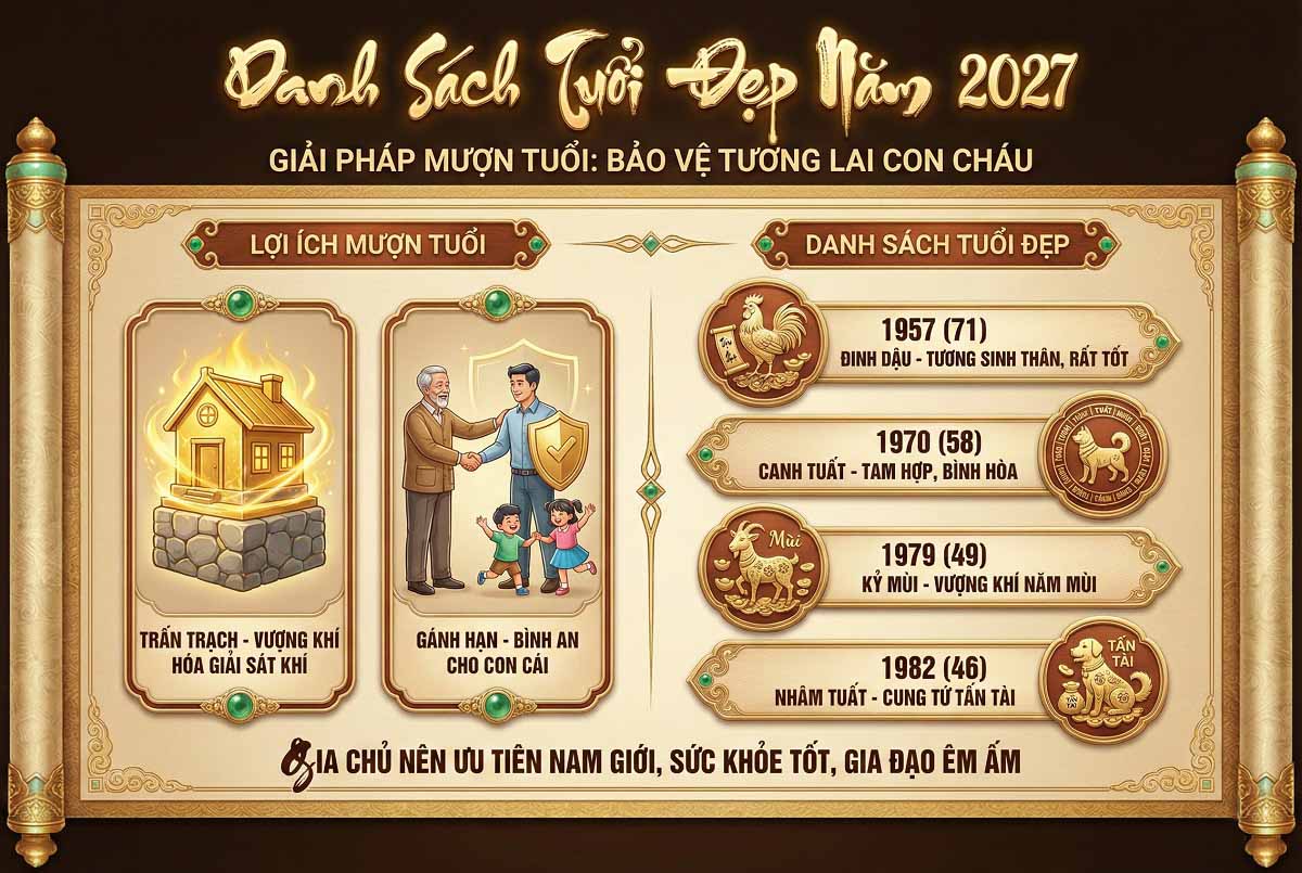 Tuổi Mậu Thân có thể mượn 4 tuổi trên để làm nhà vào năm 2027 (Ảnh: Nguồn AKISA)