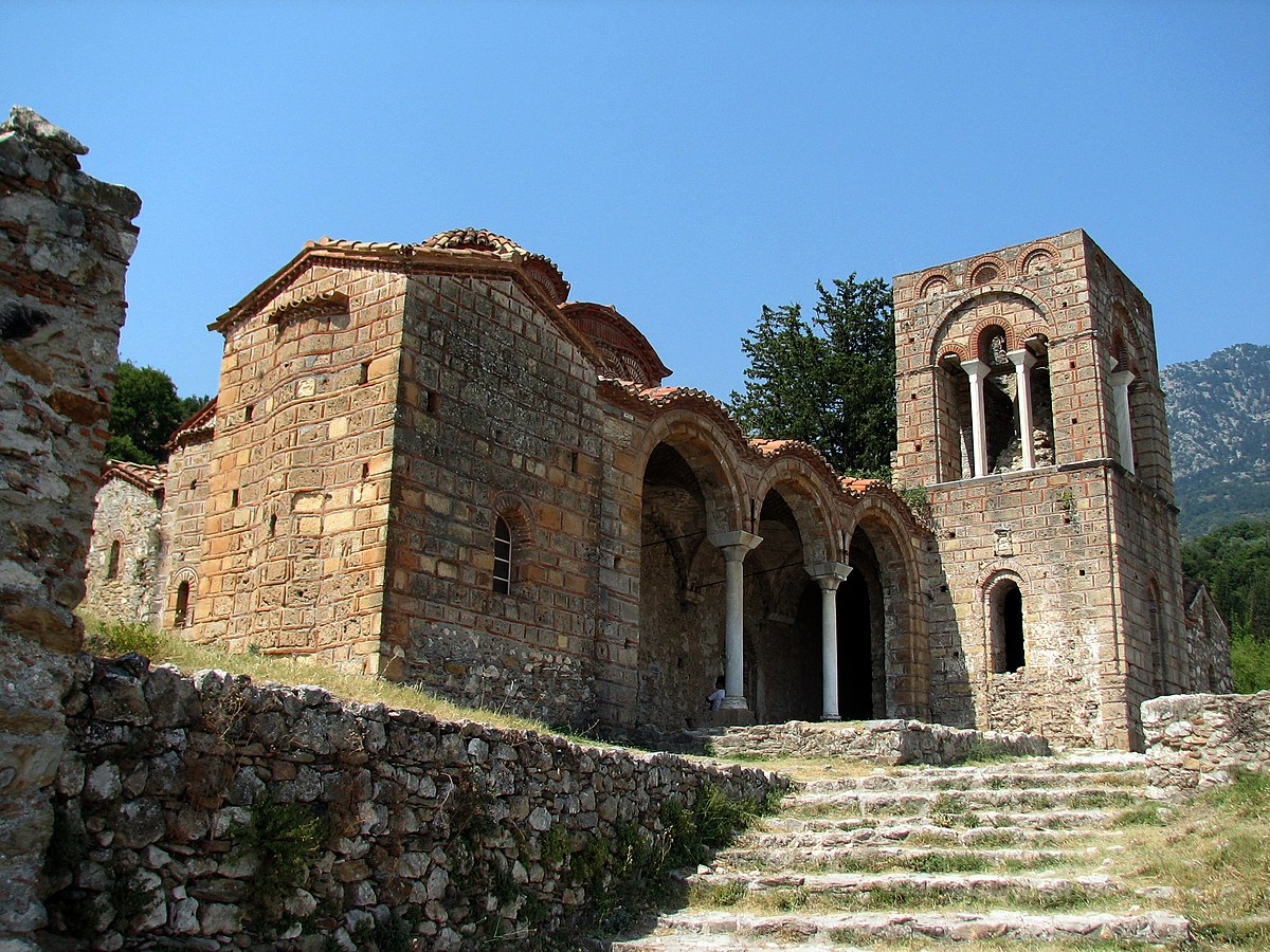 Lâu đài Mystras tại Peloponnese, Hy Lạp