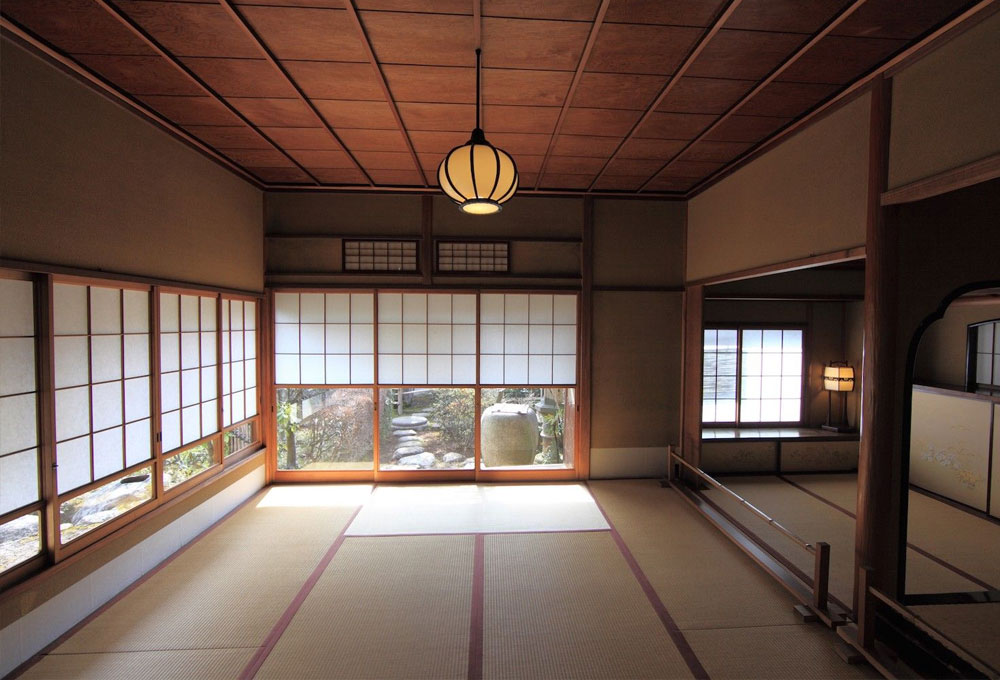 Hình ảnh Shoji sử dụng trong kiến trúc nhà truyền thống Nhật Bản