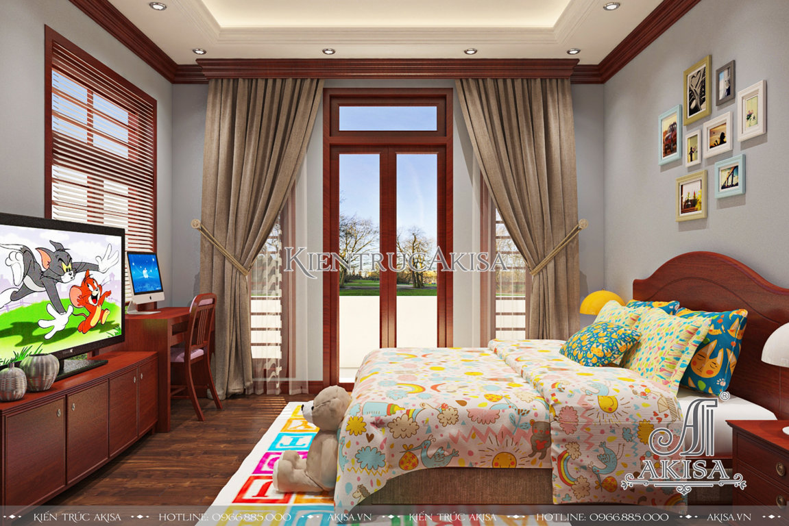 Mẫu nội thất tân cổ điển kết hợp hiện đại