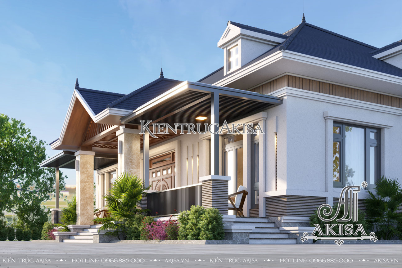 Thiết kế nhà 1 tầng đẹp hiện đại tại Phú Thọ