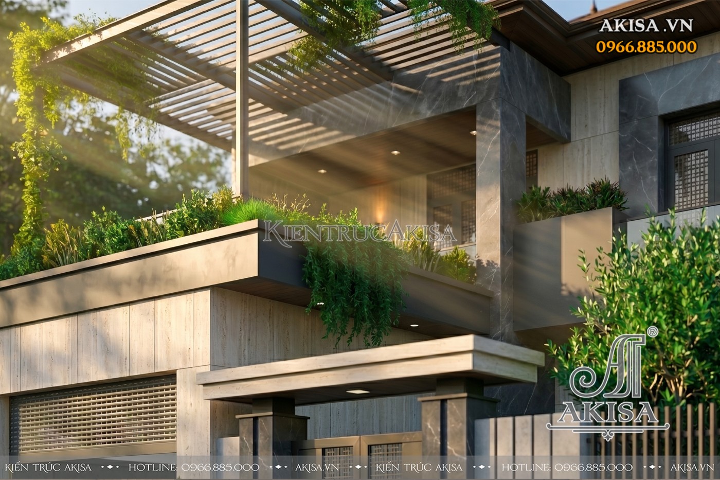 Góc chéo 3/4 giúp tôn lên các đường nét kiến trúc hiện đại tinh tế 
