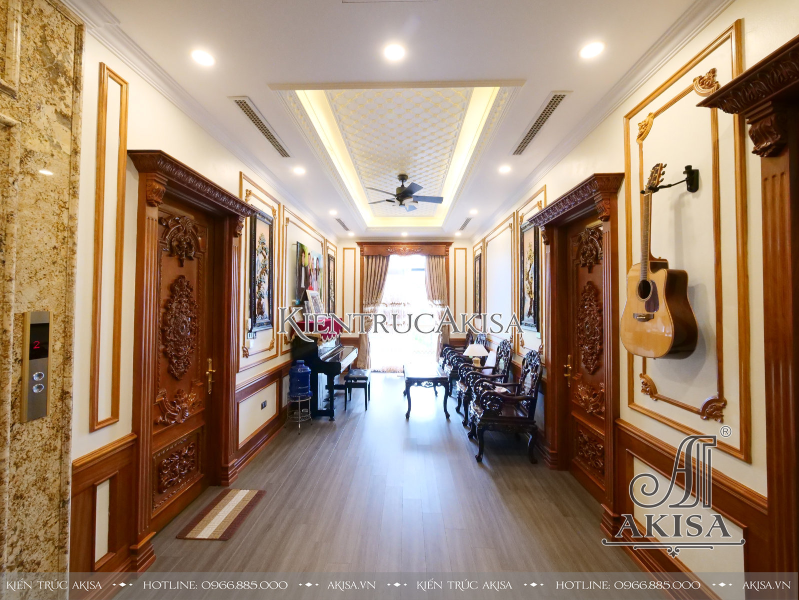 hình ảnh hoàn thiện nội thất biệt thự 3 tầng tại Ninh Bình