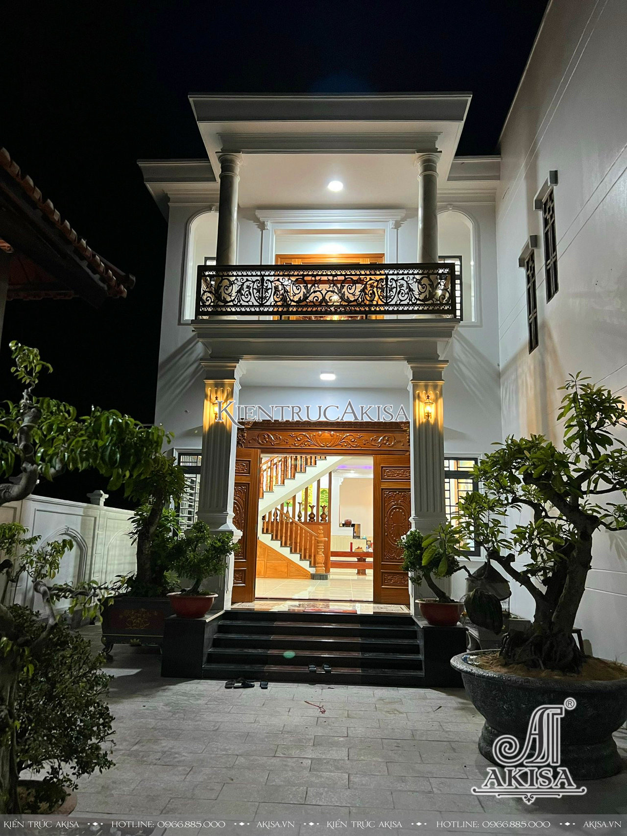 hình ảnh hoàn thiện biệt thự phố 2 tầng tại Bình Định