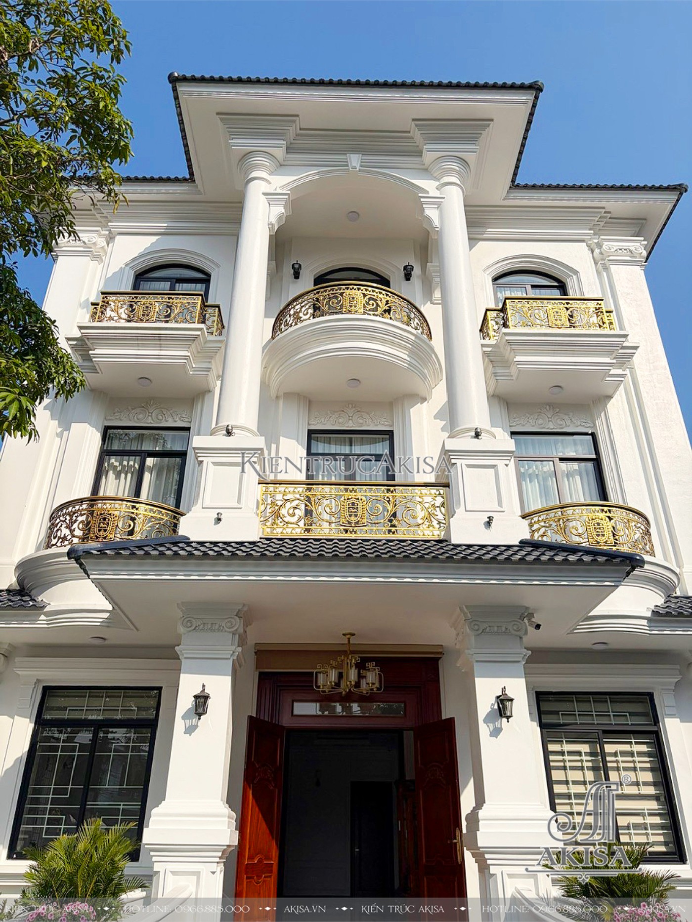 Hoàn thiện kiến trúc biệt thự 3 tầng tại Tuyên Quang
