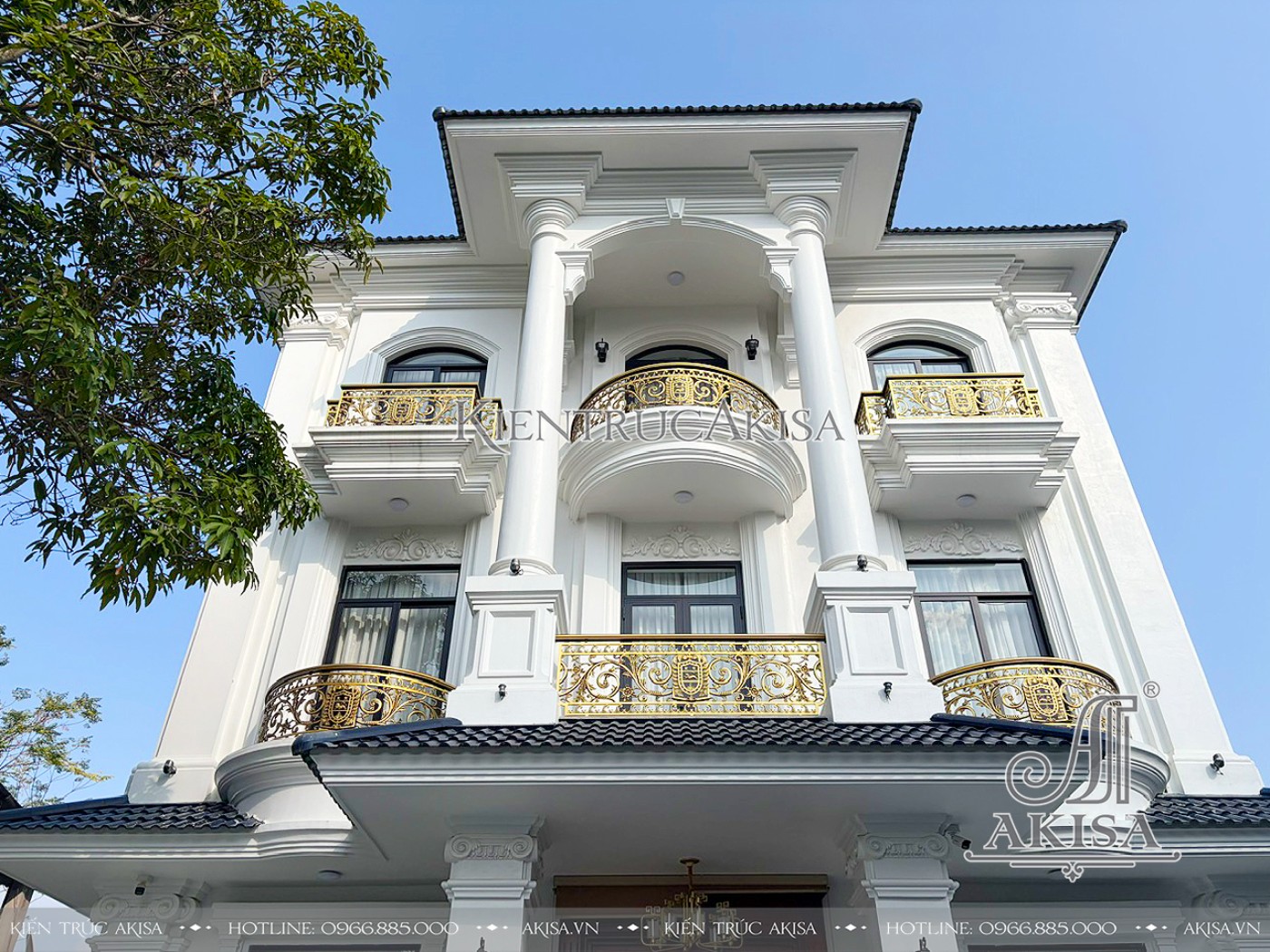 Hoàn thiện kiến trúc biệt thự 3 tầng tại Tuyên Quang