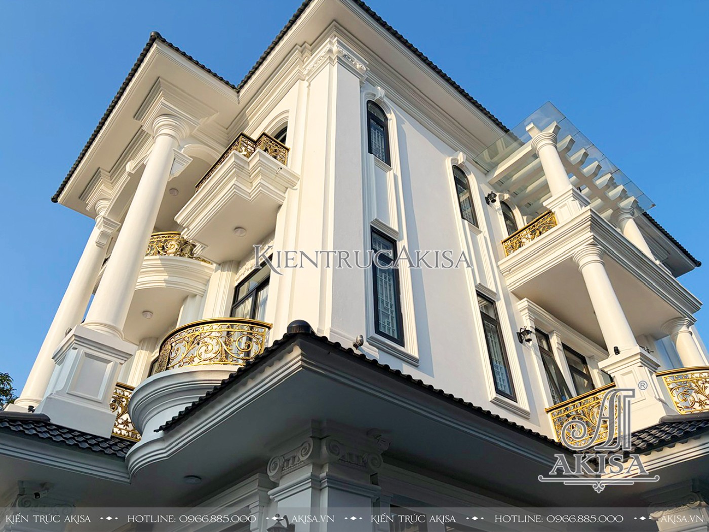 Hoàn thiện kiến trúc biệt thự 3 tầng tại Tuyên Quang