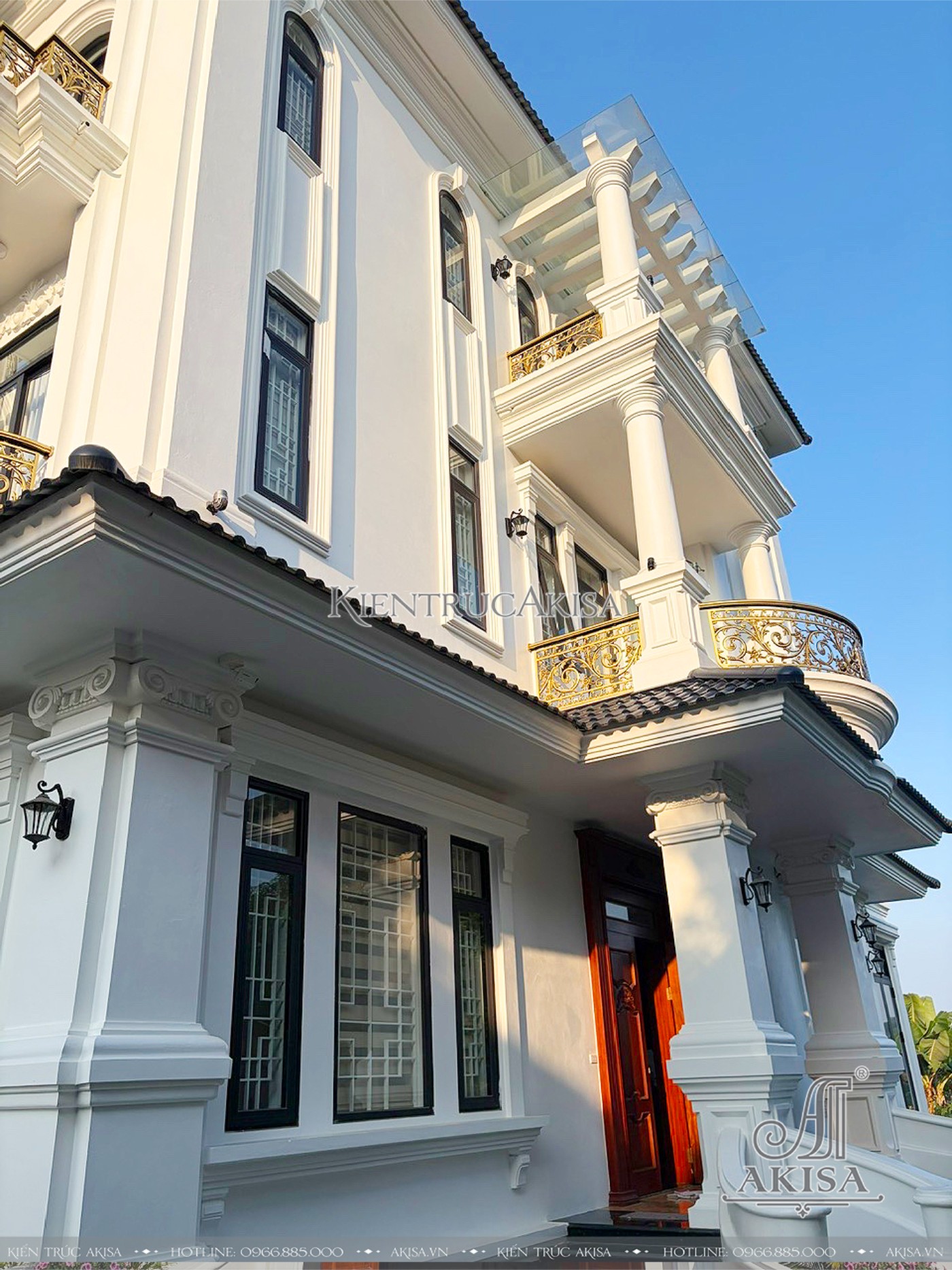 Hoàn thiện kiến trúc biệt thự 3 tầng tại Tuyên Quang