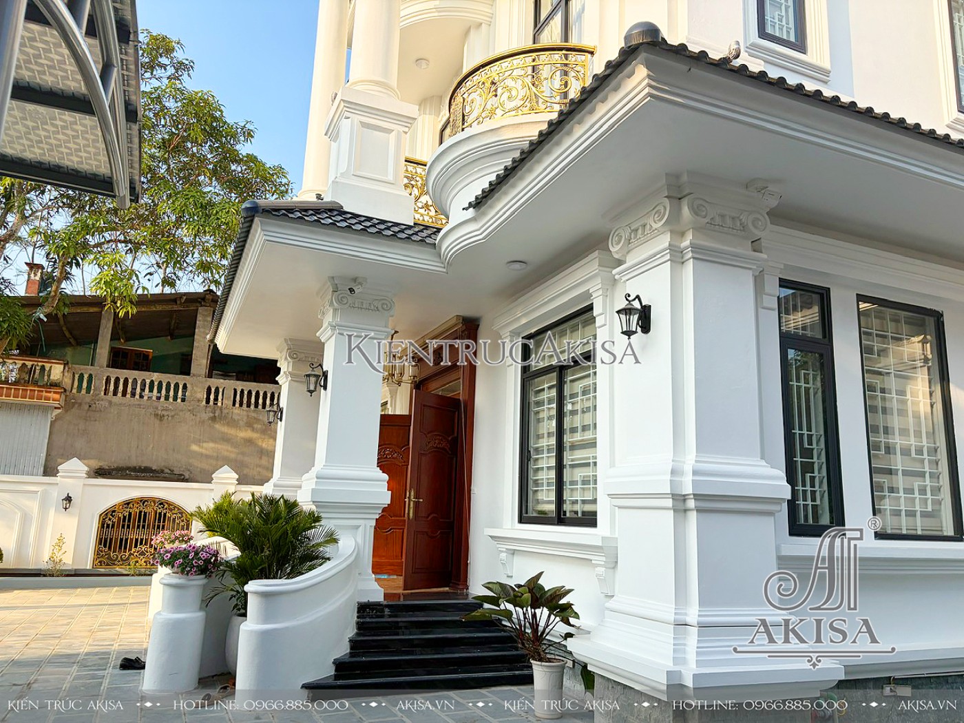 Hoàn thiện kiến trúc biệt thự 3 tầng tại Tuyên Quang