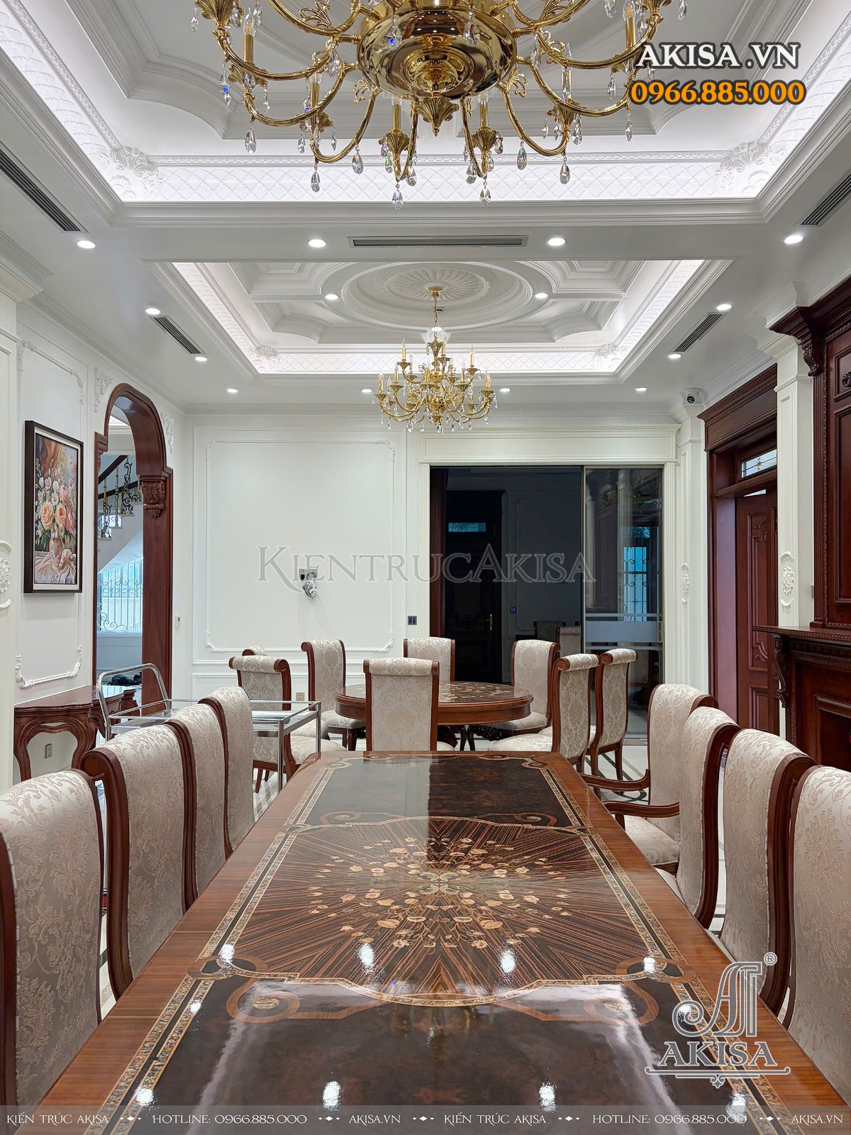 Hoàn thiện nội thất biệt thự 3 tầng tại Vĩnh Phúc 