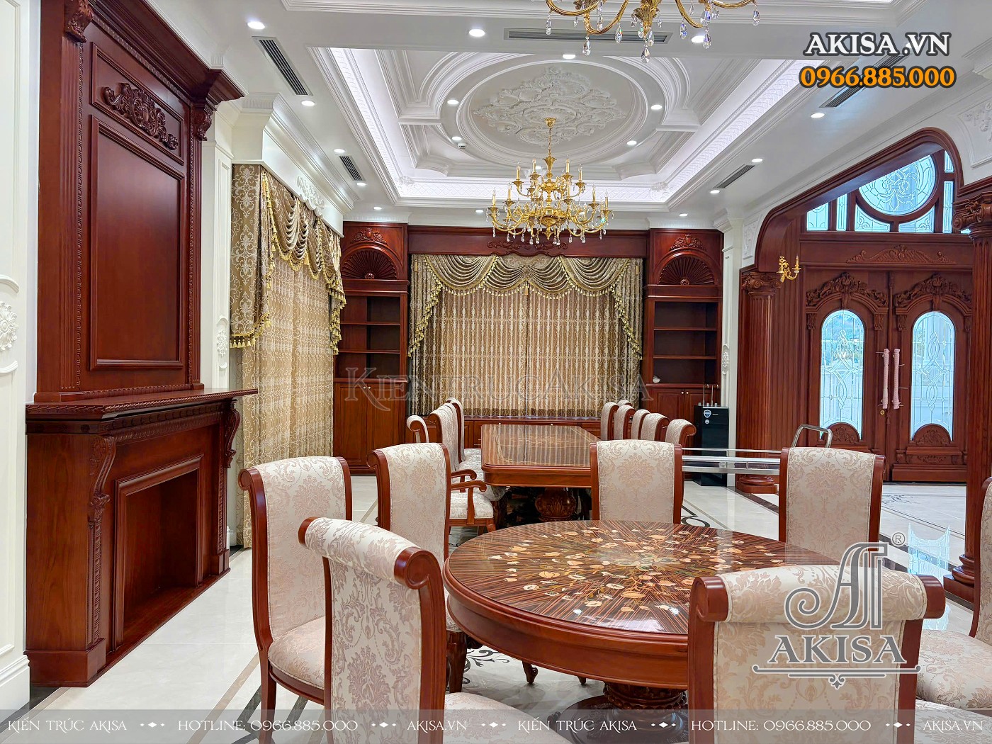 Hoàn thiện nội thất biệt thự 3 tầng tại Vĩnh Phúc 