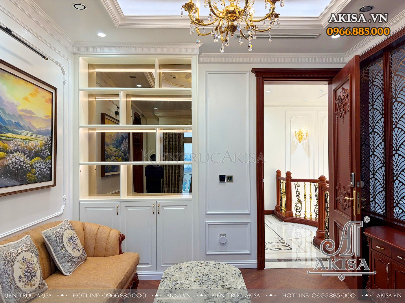 Hoàn thiện nội thất biệt thự 3 tầng tại Vĩnh Phúc 