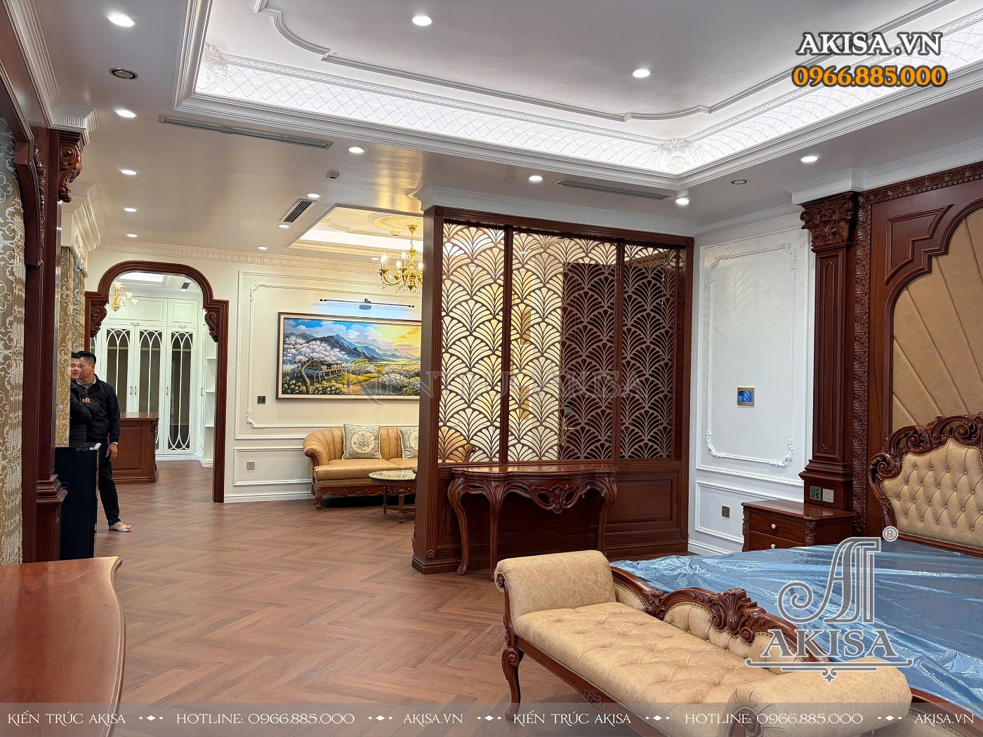 Hoàn thiện nội thất biệt thự 3 tầng tại Vĩnh Phúc 