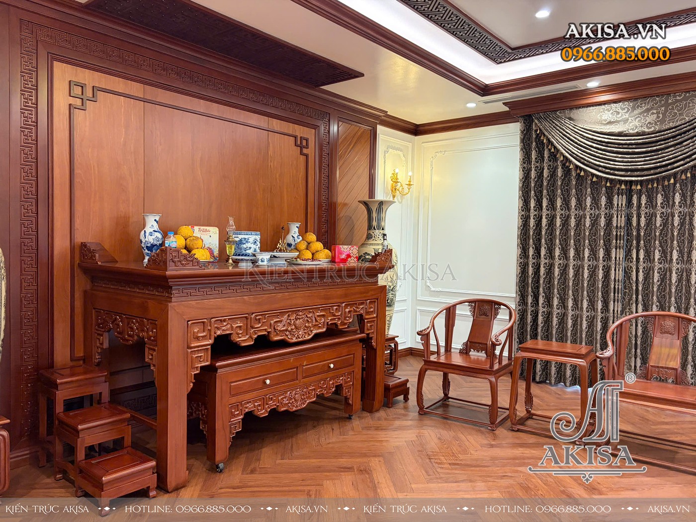 Hoàn thiện nội thất biệt thự 3 tầng tại Vĩnh Phúc 