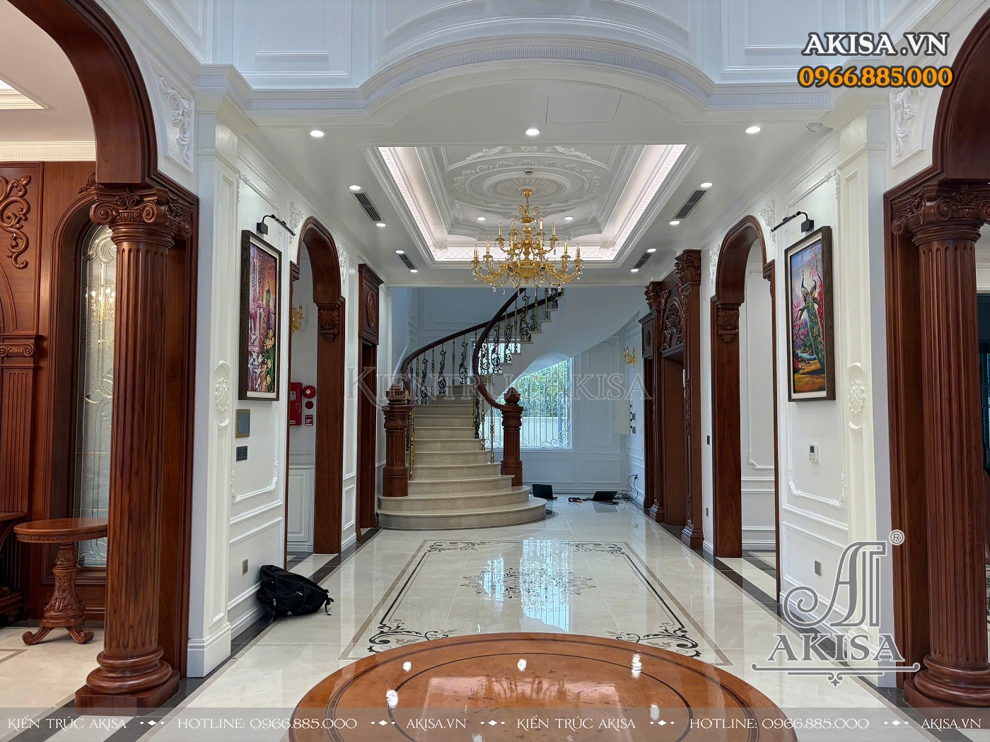 Hoàn thiện nội thất biệt thự 3 tầng tại Vĩnh Phúc 