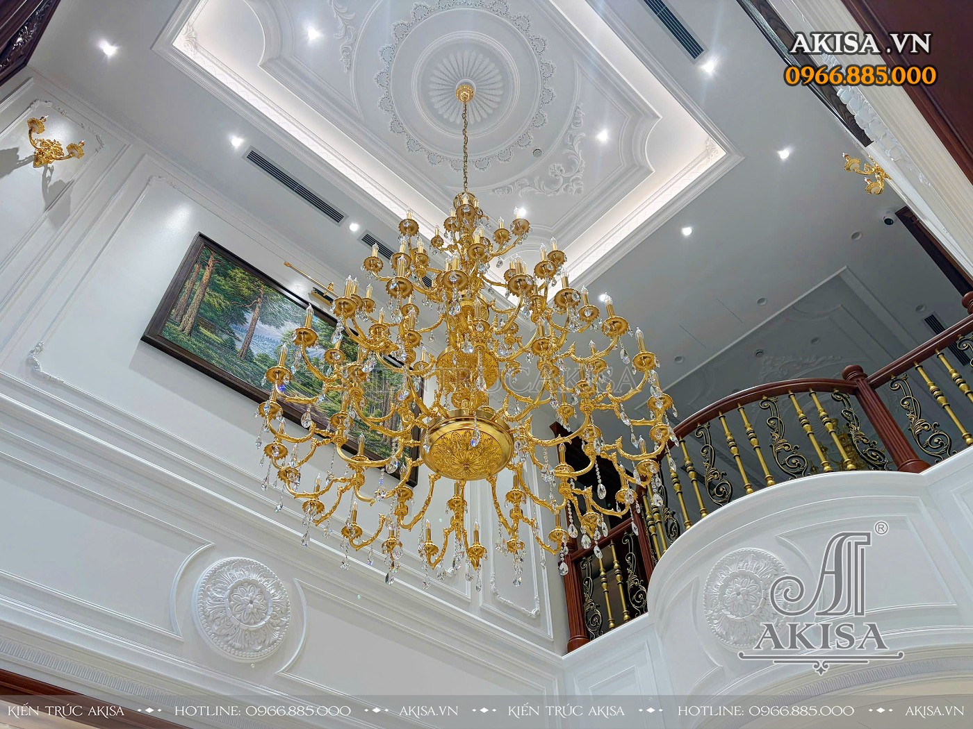 Hoàn thiện nội thất biệt thự 3 tầng tại Vĩnh Phúc 