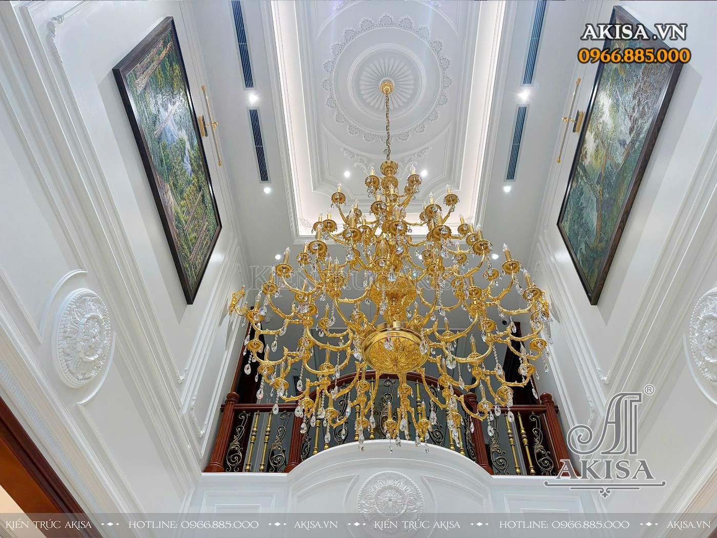 Hoàn thiện nội thất biệt thự 3 tầng tại Vĩnh Phúc 