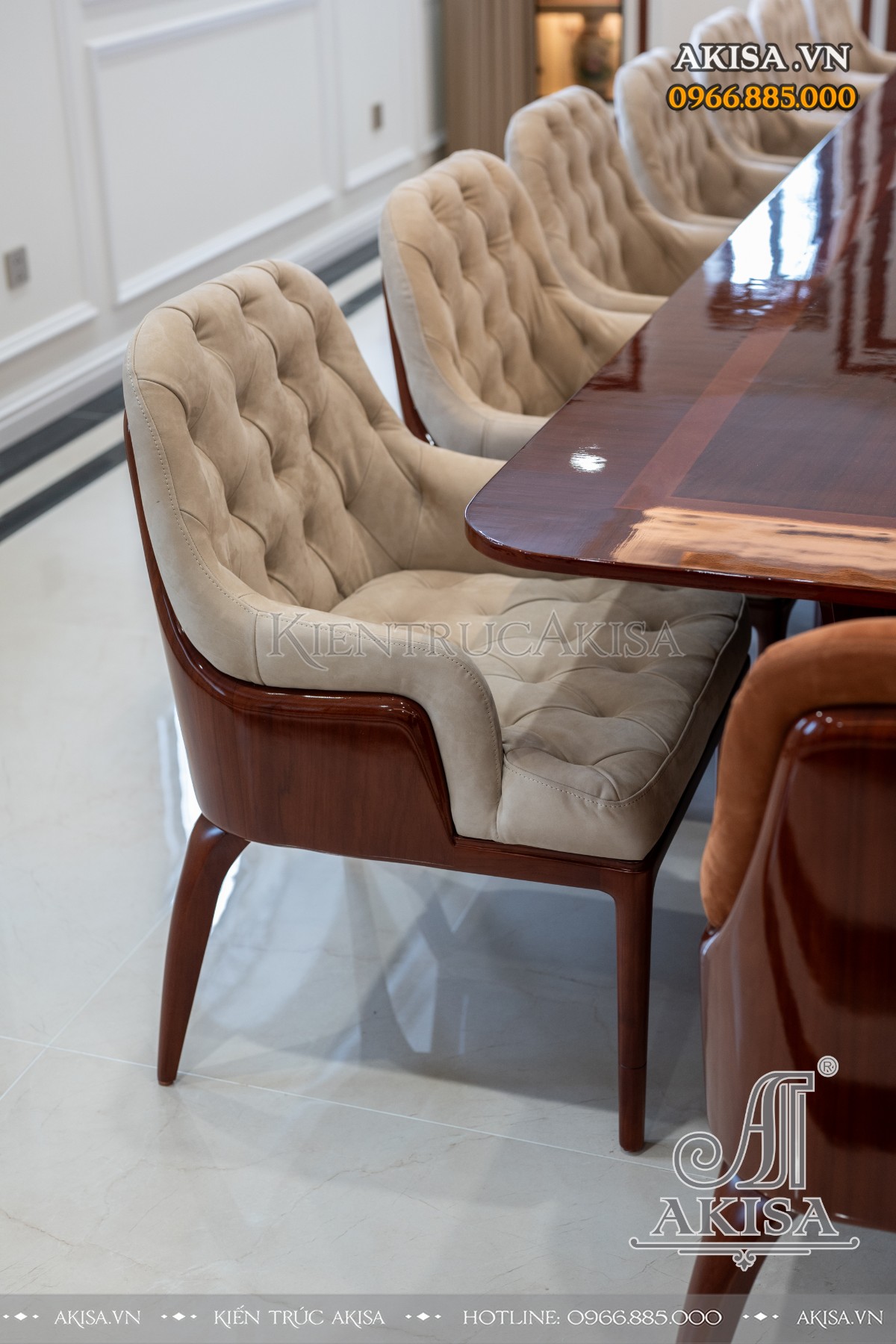 hoàn thiện nội thất biệt thự liệt kề - phòng bếp ăn