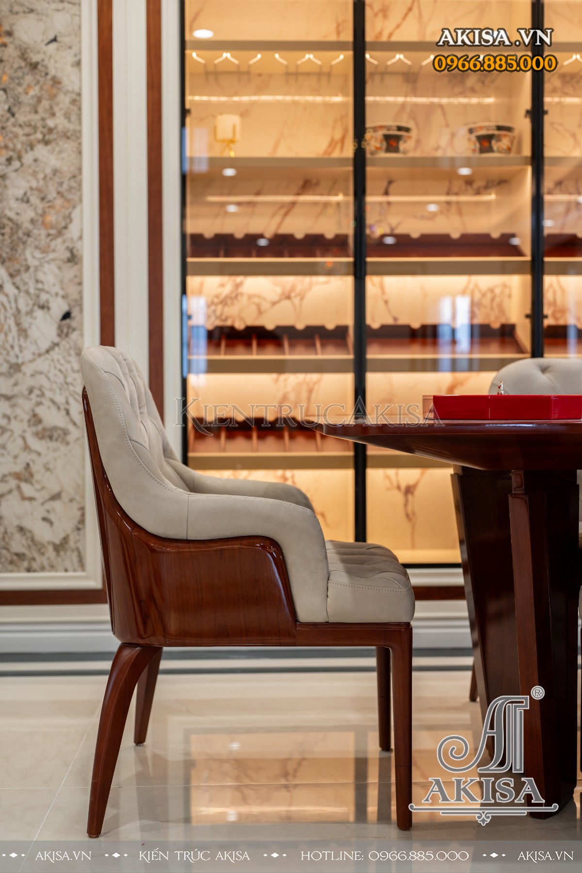 hoàn thiện nội thất biệt thự liệt kề - phòng bếp ăn