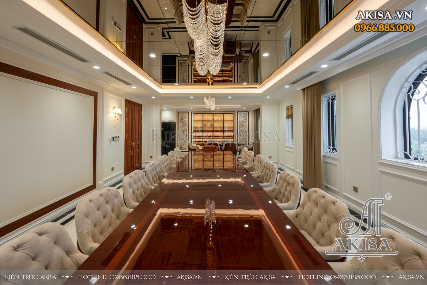 hoàn thiện nội thất biệt thự liệt kề - phòng bếp ăn