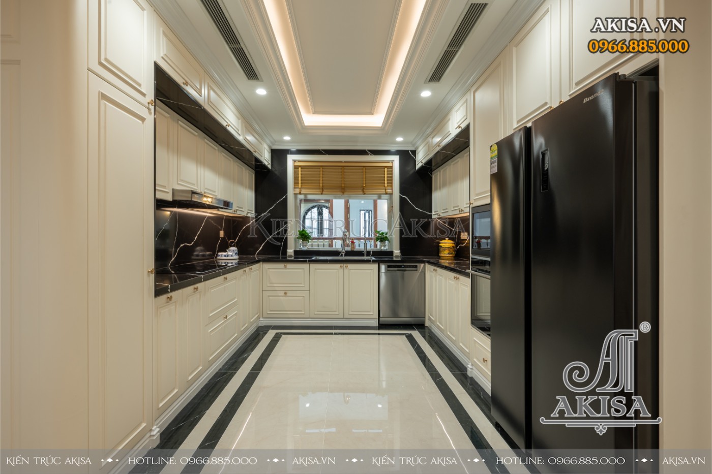 hoàn thiện nội thất biệt thự liệt kề - phòng bếp ăn