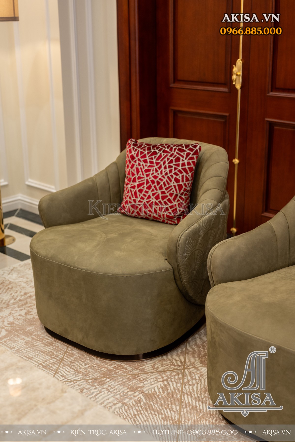 hoàn thiện nội thất biệt thự liệt kề - phòng khách