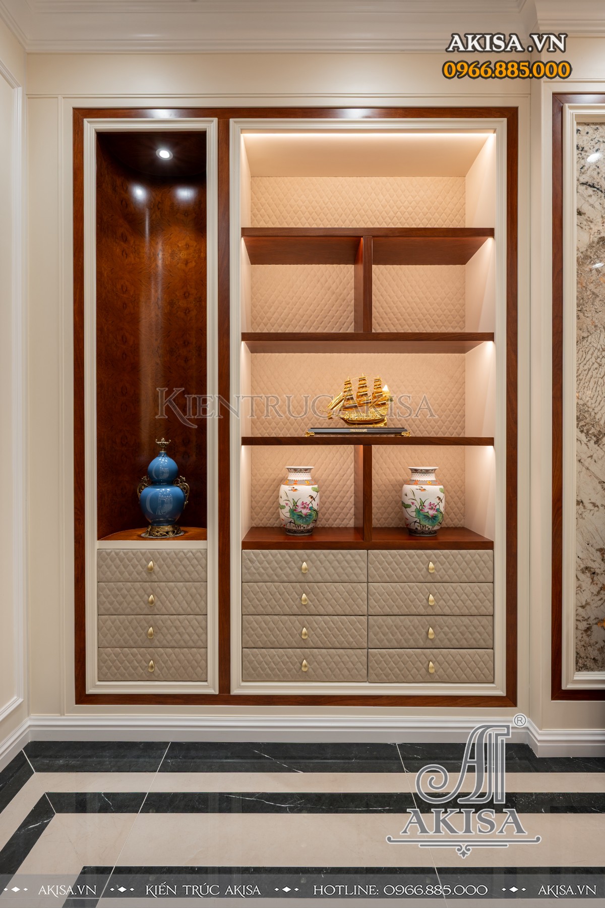 hoàn thiện nội thất biệt thự liệt kề - phòng khách