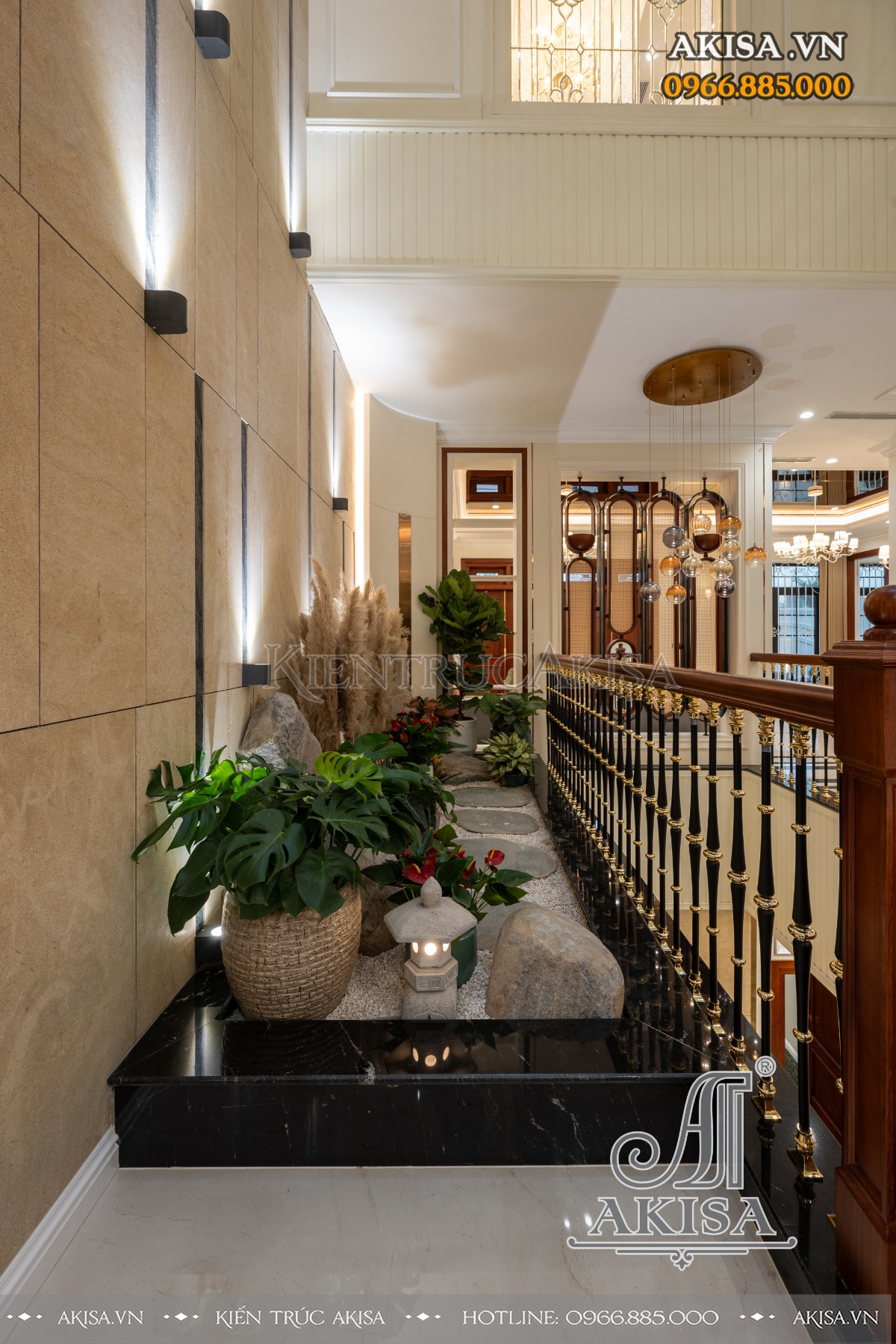 hoàn thiện nội thất biệt thự liệt kề - phòng khách