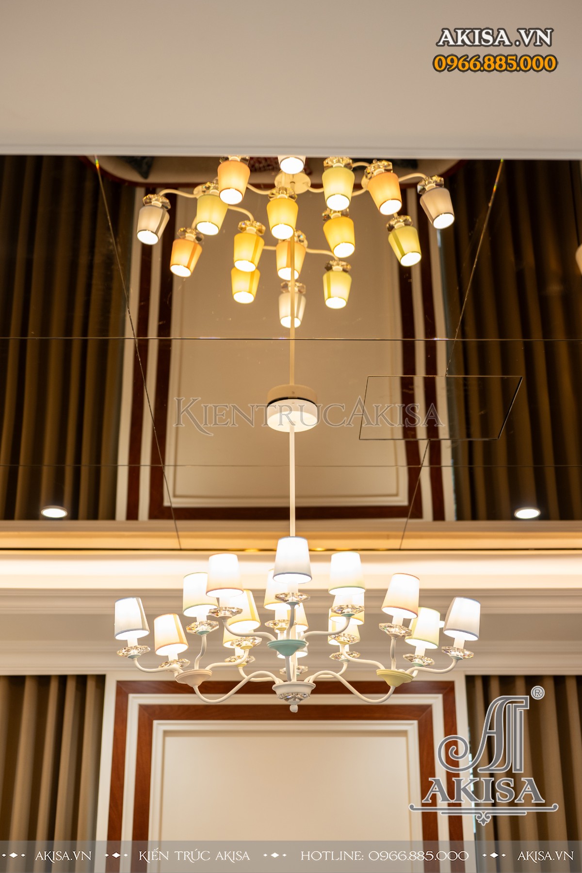 hoàn thiện nội thất biệt thự liệt kề - phòng khách